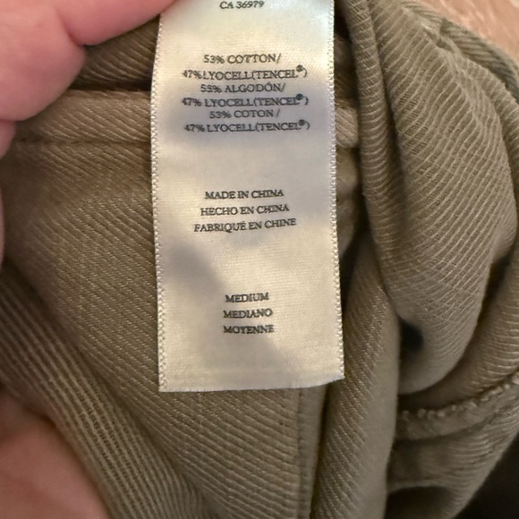 Rails Greer pants Wide-Leg Olive Green Pants nwot - Picture 9 of 12